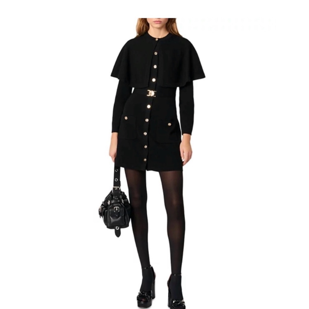 Rycape 2-in-1 knit Dress & Removable Cape